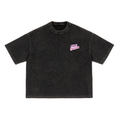 Waffle Washed Love Fade Boxy T-Shirt